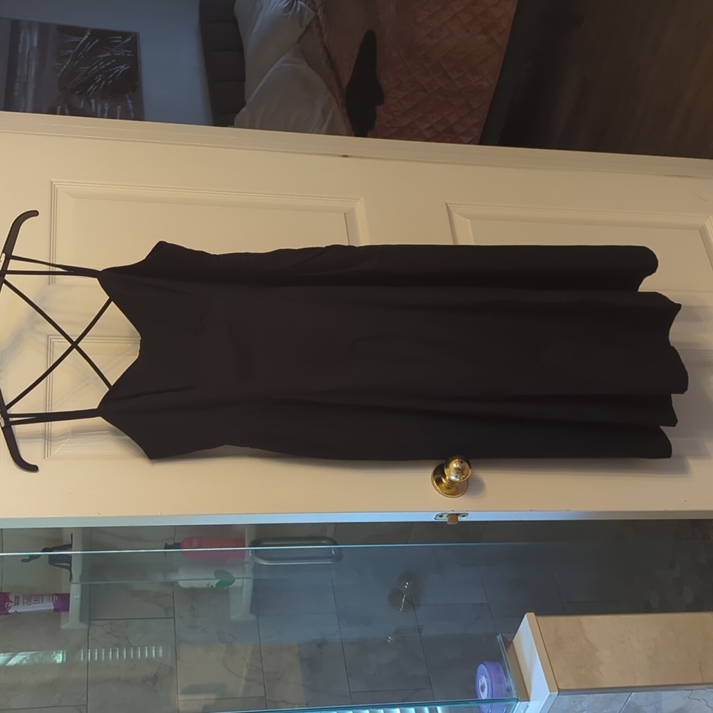 A New Day Black Midi Dress Medium